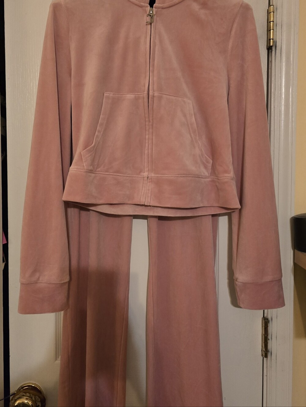 Juicy Couture Pink Velour Track Suit